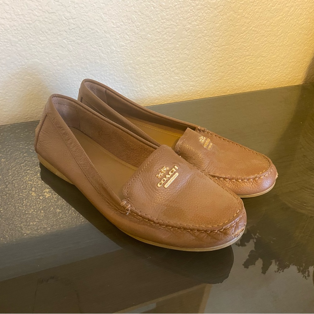 Brown Coach Loafers